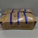 Dalouguan 32" Black Modern Ceiling Fan with Lights Remote Control, 6 Speeds 3 Light Color Low Profile Flush Mount Ceiling Fan with Light for Kitchen Bedroom