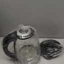 Megachef Stainless Steel Light Up Tea Kettle, 1.7L, Clear Glass (1.8 Quarts)