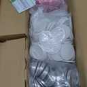 Button Maker Machine Multiple-Sizes, DIY Pin Button Maker Machine Kit with Interchangeable Button-Models&Free Button Parts&Circle Cutter&Wrench Gadget (Pink, 25+58mm)