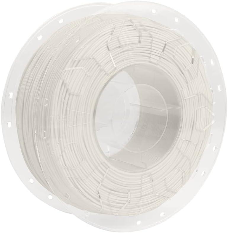 Creality PLA 3D Printer Filament, PLA Filament 1.75mm Silk Shiny PLA Filament +/-0.02mm, 3D Printing Filament 1KG/2.2lb (Ivory White)