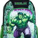 Marvel Hulk Backpack | Avengers School Backpacks for Boys | The Incredible Hulk Kids Bag