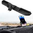 Phone Mount Compatible with 2024 2025 Jeep Wrangler JL/JLU&Gladiator JT Multi-Mount Phone Holder Dash Tray Storage Box for Wrangler Accessories (Not for 4xe)