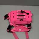 Heavy-Duty Tactical Dog Harness for Large Dogs, No Pull Adjustable Reflective Pet Vest with Molle System, K9 Military-Grade Control for Service Training, Outdoor & 10+ Breeds, Hot Pink, Medium (Neck: 17-22'', Chest: 23-28'')