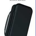 HEYSTOP Carrying Case for Nintendo Switch 2,Portable Travel Case for Nintendo Switch 2 Accessories with Screen Protector*1,Protective Cover*1,Thumb Caps*6,Large Space with 12 Game Card Slot,Hard Shell (Middle Bag Kit)