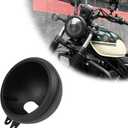 5.75inch Motorcycle Headlight Aluminum Alloy Housing Bucket with Bottom Mount and Bolt Mount 2 in 1 Light Shell,Housing Only
