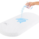 Pro Goleem Baby Bassinet Mattress, Breathable Waterproof Soft Cover Gel Memory Foam, Compatible with Dream On Me Lacy Portable 2-in-1, Oval 30"x15" Dual Side Cradle Pad