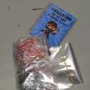 Sticky Stress Relief Valentines with Cards for Kids School Party Favor, Flying Elastic Slingshot Valentines Cards Gifts for Boys Girls Classroom Exchange, 24 Packs (Blue)