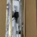 HUANUO 32" Small Electric Standing Desk Adjustable Height, 4 Memory Height Settings, Sit Stand Up Desk for Home Office & Computer Workstation, Black and Gold Frame (32" x 19")