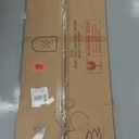 57x20 Door Hanging Full Length Mirror, Floor (Height 5.7ft just Body in1.3ft) Wall Mounted Metal Frame Arch Dressing Mirrors for Bedroom Bathroom Living Room 57 inch Black