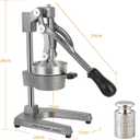 juice.Hand Press Juicer Machine, Manual Orange Juicer and Professional Citrus Juicer for Orange Juice Pom Lime Lemon Juice,Home and Commercial Extractors Squeezer, Easy to Clean, Gray (grey)