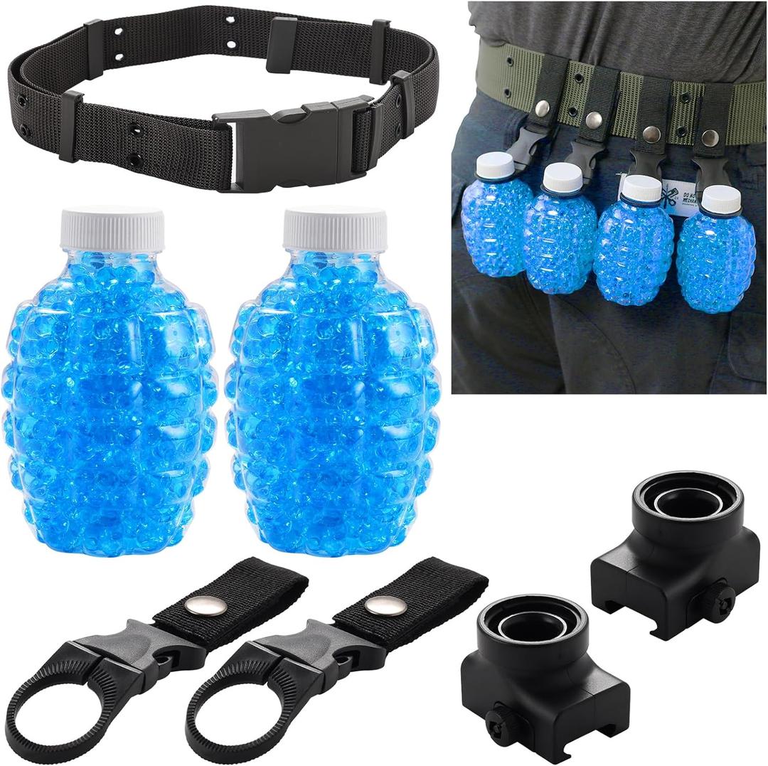 Gel Ball Blaster Splat Orby Accessories Include Bottle Hopper*2 Tactical Lanyard*2 Adapter*2 Tactical Belt*1