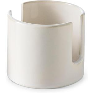 Spoon Rest for Stove Top & Sponge Holder for Kitchen Sink, Ceramic Dish Sponge Drying Caddy Scrub Daddy Kitchen Organizer