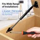 ARANA Gas Struts 15 inch 20 lbs with Brackets(Non-Detachable), Gas Shocks Lift Lid 15", Hydraulic Lift Gas Springs Fits Cabinets Door Toolbox Lid Boat Hatch Storage Box(Fit 17-22 lbs Lid), 2 Pcs