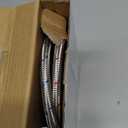 32" Length Faucet Supply Lines 3/8" Comp x M10 Male Connector Line Braided Stainless Steel Nylon Sink Hose Extension for Bathroom Kitchen Faucet 2Pcs (1 Pair)