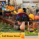 Thanksgiving Outdoor Decorations Metal Pumpkin Yard Stakes with Sunflower Pumpkin Welcome Fall Sign for Home Outside Garden Lawn Porch Thanksgiving Decorations