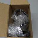 HFHOME 2Packs Over The Door Double Hanger Hooks, Metal Twin Hooks Organizer for Hanging Coats, Hats, Robes, Towels- Black