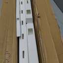 3.5ft H x 5ft W (1 Gate) No Dig Zippity Burbank Gate Kit, White Vinyl Picket Yard Fence Gate with Hardware Included for Burbank Fence Kit, Outdoor Patio and Backyard Gate, ZP19071