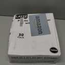 LAYZZ Plastic 2 Pocket Folders with Prongs, 30 Pack, Heavyweight, Letter Size Poly Folders with 3 Metal Prongs Fastener Clips (Yellow)