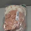 Blissful Diary Muslin Crib Sheets for Girl Boy, Boho Neutral Soft Cotton Baby Sheet for 52''x28'' Standard Crib Mattress, 2 Pack(Dusty Pink&Rainbow)