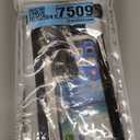 Waterproof Phone Pouch, with Interior Card Pocket, Large Waterproof Phone Case for iPhone 17 16 15 14 Pro Max, IPX8 Lightweight Cellphone Dry Bag, Beach Cruise Ship Essentials, Pack of 1 -Black-8.3