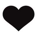 Heart Shaped Placemats 12ct (Red)