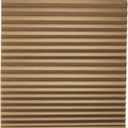 Changshade 6-Pack Pleated Paper Temporary Shades Cordless Light Filtering Cut to Size Temporary Paper Blinds for Indoor Windows of Office, Bedroom, Bathroom, Living Room, 24" W x 72" H, Brwon