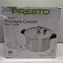 Presto 01755 16-Quart Aluminum canner Pressure Cooker, One Size, Silver