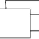 Heavyweight Blank White 5" X 7" Cards with Envelopes - 40 Cards & Envelopes