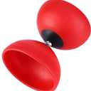 Keenso Triple Bearing Diabolo Set, Chinese Yoyo Juggling Toy with Colored Sticks, Sturdy Construction for Juggling Enthusiasts, Outdoor Sports, and Trick Performers