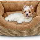 INVENHO Small Dog Bed for Small Dogs, Orthopedic Warming Soft Calming Sleeping Durable with Anti-Slip Bottom