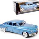 1948 Tucker Torpedo 1:18 Diecast Model Car - Cyclops Headlight, Opening Doors, Steering Linkage | Premium Gift Box, Man Cave Decor | Ages 14+,Blue