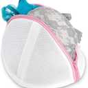 Whitmor Mesh Bra Wash Bag White