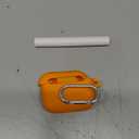 2 in 1 Silicone Case Compatible with AirPods Pro 3 and AirTag 2/1, Shockproof Protective Case Cover for AirPods Pro 3rd Generation 2025 with Cleaner Kit & Carabiner (Orange)