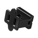 SPTDACSFP 5 Pack SPT-1 Vampire Plugs - Female, Zip, Slip, Gilbert for Christmas Party Lighting (Black)