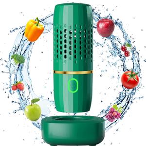 Fruit and Vegetable Washing Machine, Fruit and Vegetable Cleaner Device, Kitchen Gadget Food Purifier for Deep Cleaning Fruits, Vegetables, Rice, Meat and Tableware (Green) Fruit and Vegetable Washing Machine, Fruit and Vegetable Cleaner Device, Kitchen Gadget Food Purifier for Deep Cleaning Fruits, Vegetables, Rice, Meat and Tableware (Green)