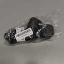 AAGUT 2" Swivel Stem Casters with Locking Brake Threaded 1/4" - 20 x 1 for Furniture and Shelves, Black Replacement Castors, Pack of 4