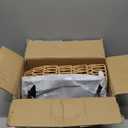 Boho Chandelier Light Fixture, Dining Room Light Fixtures Over Table, Kitchen Island Rattan Ceiling Hanging Light with Handwoven Shade, Adjustable Height Farmhouse Chandeliers, L 36"