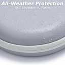 Ginsco Universal Headphone Case Compatible with JBL Tune 510BT 720BT, Sony WH-CH 720N/WH-CH520, with Bose/JBL/Soundcore Life Q20i Q30/BERIBES/TOZO/KVIDIO etc. Waterproof Carrying Case (Gray White)