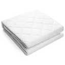 Organic Bamboo from Viscose Fitted Crib Mattress Protector Pad by Baby&Brooke 100% Waterproof, Absorbent, Non-Toxic, Breathable Mattress Cover - (52"x 28"x 8")