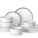 MALACASA LEAH 24 PIECE DINNERWARE SET FOR 8