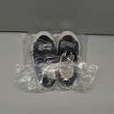 ToandonToddler Kids Sneakers Sparkle Fashion Glitter Sequins Canvas Shoes (12 Little Kid, Glitter Black With Buckle)