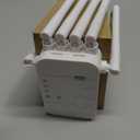 WiFi Extender Signal Booster for Home, AC1900Mbps Dual Band, Covers up to 12880 sq.ft & 105 Devices, New 6X Faster Wireless WiFi Extender with Ethernet Port, WiFi Booster Compatible with All Routers (White)