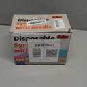 0.5ml 31G 5/16 Inch 8mm Syringe, Lab Syringes Individually Wrapped, Pack of 100