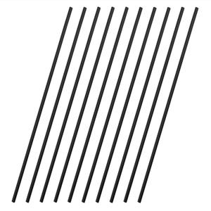 Carbon Fiber Rods 3mm x 300mm Solid Matte Round Bar for DIY Crafts RC Aircraft Model Car 10pcs
