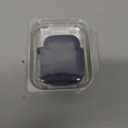 Lerobo Flower Engraved Case for AirPods Case Cover, Stylish Soft Silicone Protector with Keychain, Compatible with Apple AirPods 1st/2nd Generation Charging Case, Front LED Visible, Blue Gray