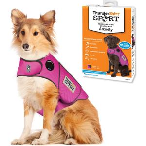 ThunderShirt for Dogs, Large, Fuchsia Sport - Dog Anxiety Relief Calming Vest