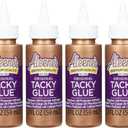 Aleene's Original Tacky Glue, All Purpose Adhesive, Perfect for Crafts and DIY Projects, Dries Fast and Clear, 2 fl oz 6-Pack