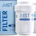 MIST Replacement for MWF Water Filter for GE, Refrigerator Water Filter compatible with MWFP, MWFA, GWF, HWF, Smart Water, WFC1201, Kenmore 9991, 469991, WFC1201, GSE25GSHECSS (2 pack)