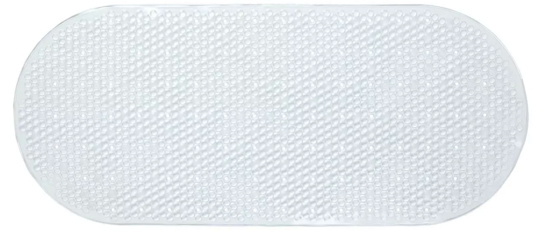 Clear Bubble Bath Mat (15 x 35 Inch)