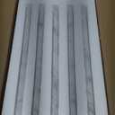 Lovdeco Carrara White 1/2" X 12" Marble Pencil Liner Tile, Edge Trim Molding for Shower and Backsplash, Bullnose Tile Trim Matte, 10 Pcs/Box